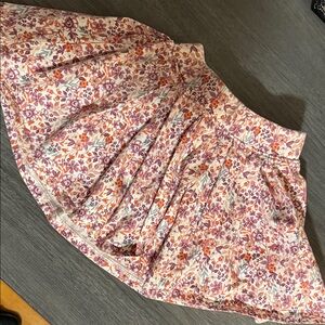 Haute Hippie Multicolor Floral Mini Skirt